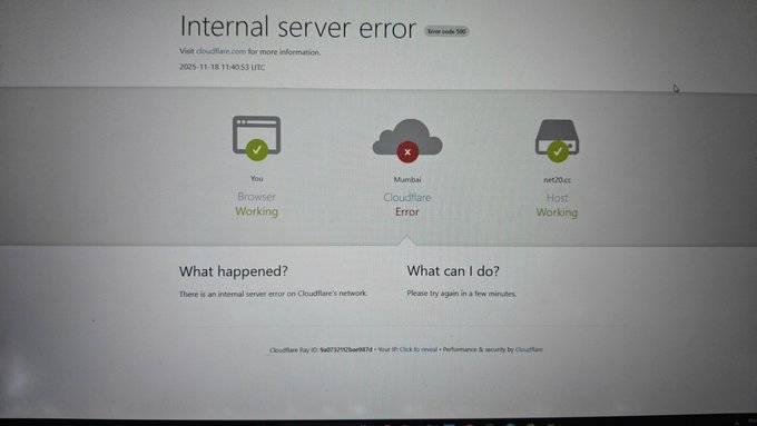 “我慌了，发生了什么？”，Cloudflare故障引发全球互联网混乱
