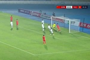 残暴！U16国足14-0东帝汶U16 谢晋、帅惟浩、赵松源戴帽，7人破门