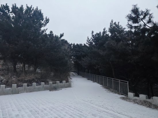 佛爷顶飘雪花啦！延庆、门头沟、房山三区山区出现降雪